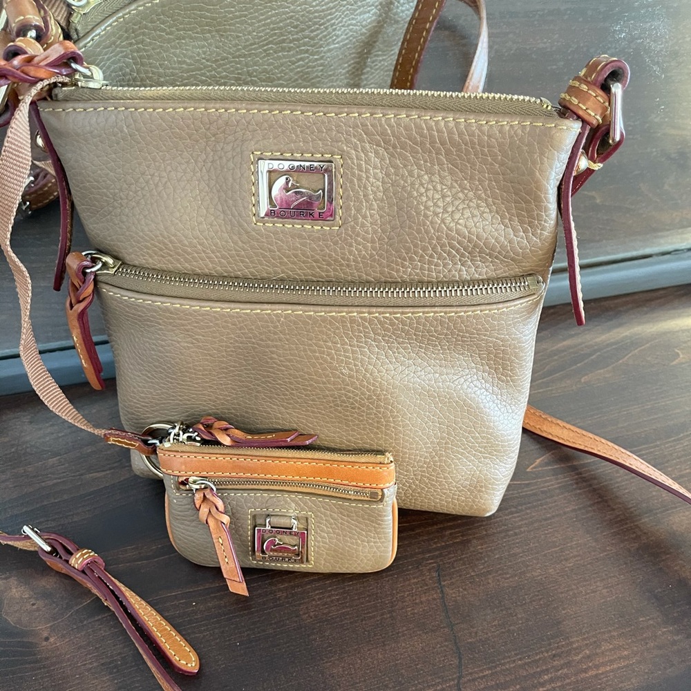 Dooney & Bourke Pebble Leather Crossbody w/ Wallet